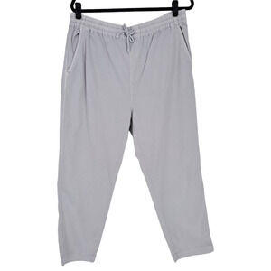 Faherty Essential Pants Mariner Gray Organic Cotton Women's Size XL Extra Large